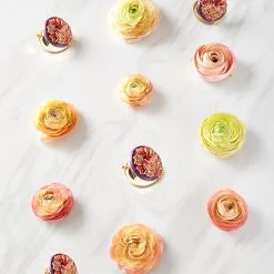 Jay Strongwater COMPACTS Angela Floral Round Compact