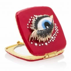 Jay Strongwater Bette Eye Compact COMPACTS