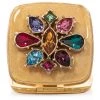 Jay Strongwater Luella Square Jeweled Compact