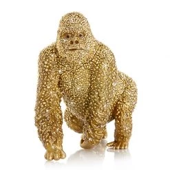 Jay Strongwater Kong Pavé Gorilla Figurine FIGURINES - ANIMAL