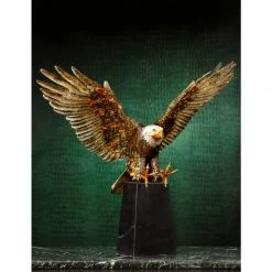 Jay Strongwater Washington Grand Eagle Figurine FIGURINES - ANIMAL