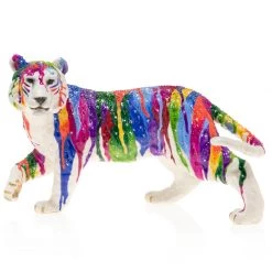 Jay Strongwater Julius Grand Tiger Figurine FIGURINES - ANIMAL