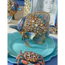 Jay Strongwater Weston Butterfly Fish Figurine