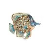 Jay Strongwater Weston Butterfly Fish Figurine