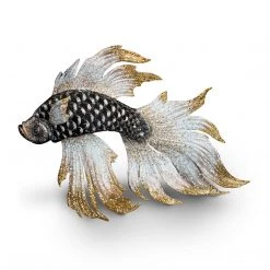 Jay Strongwater Namoko Fighting Fish Figurine FIGURINES - ANIMAL