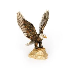 Jay Strongwater FIGURINES - ANIMAL Lincoln Eagle Figurine