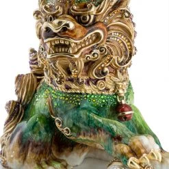 Jay Strongwater FIGURINES - ANIMAL Shi Foo Dog Figurine