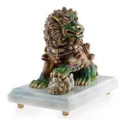 Jay Strongwater Yin Foo Dog Figurine 13 Jay Strongwater Yin Foo Dog Figurine