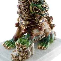 Jay Strongwater Yin Foo Dog Figurine 11 Jay Strongwater Yin Foo Dog Figurine