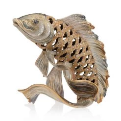 Jay Strongwater FIGURINES - ANIMAL Asagi Koi Fish Figurine