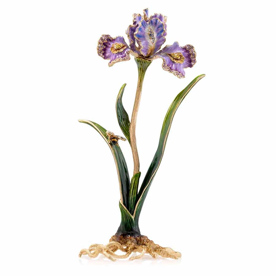 Jay Strongwater Vincent Iris Objet 1 Jay Strongwater Vincent Iris Objet