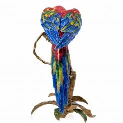 Jay Strongwater Skylar Macaw Figurine FIGURINES - ANIMAL