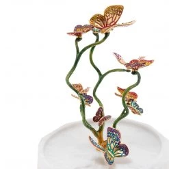 Jay Strongwater Aldora Butterfly Branch Cloche