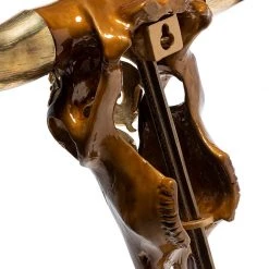 Jay Strongwater FIGURINES - ANIMAL Keeffe Cow Skull Objet With Stand