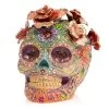 Jay Strongwater FIGURINES - ANIMAL Catrina Skull With Roses