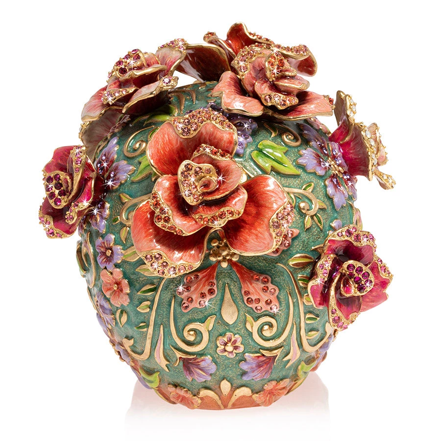 Jay Strongwater FIGURINES - ANIMAL Catrina Skull With Roses 5 Jay Strongwater FIGURINES - ANIMAL Catrina Skull With Roses