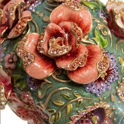 Jay Strongwater FIGURINES - ANIMAL Catrina Skull With Roses 22 Jay Strongwater FIGURINES - ANIMAL Catrina Skull With Roses