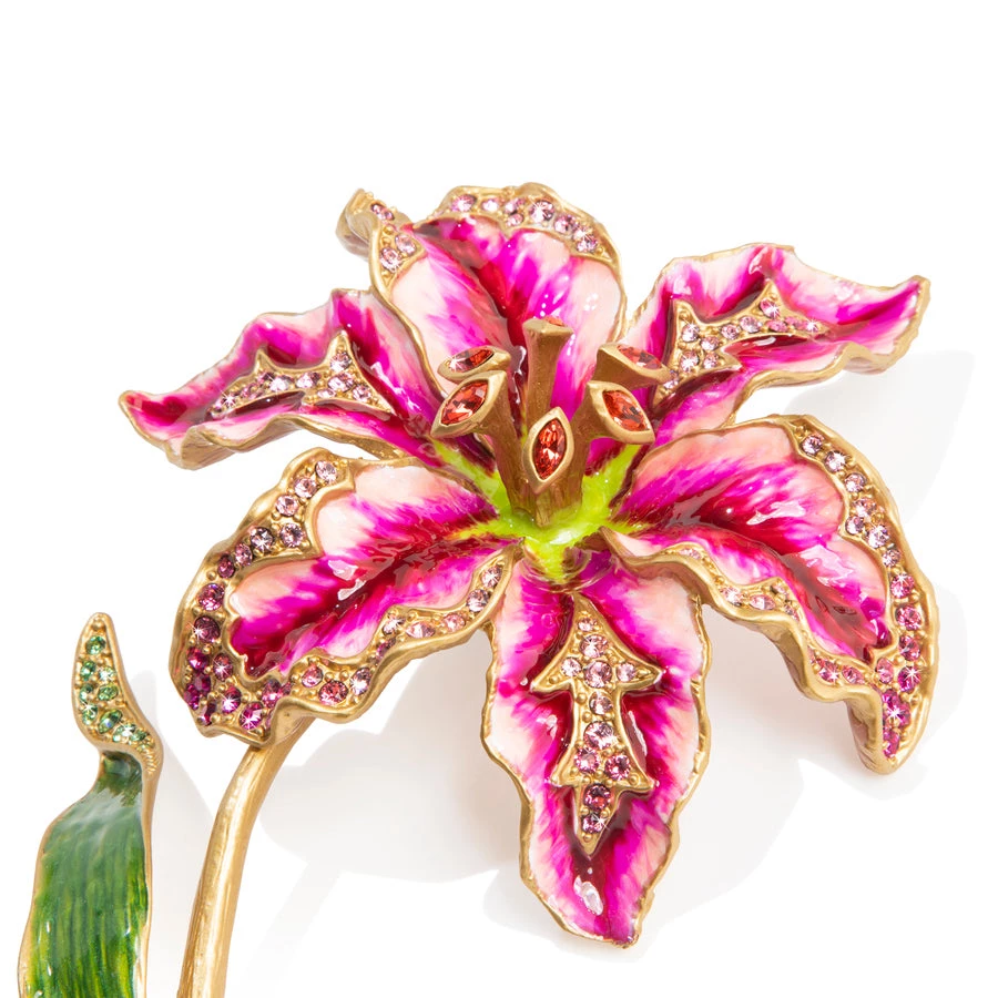 Jay Strongwater FIGURINES - ANIMAL Stargazer Lily Objet 3 Jay Strongwater FIGURINES - ANIMAL Stargazer Lily Objet