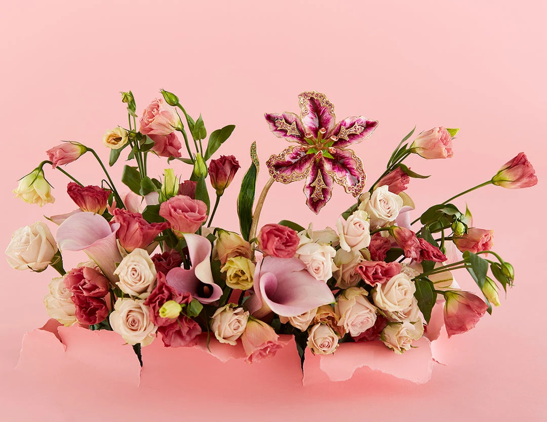 Jay Strongwater FIGURINES - ANIMAL Stargazer Lily Objet 4 Jay Strongwater FIGURINES - ANIMAL Stargazer Lily Objet