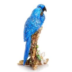 Jay Strongwater Julie & Blaze Macaws On Branch Figurine 12 Jay Strongwater Julie & Blaze Macaws On Branch Figurine