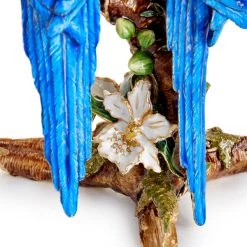 Jay Strongwater Julie & Blaze Macaws On Branch Figurine 16 Jay Strongwater Julie & Blaze Macaws On Branch Figurine