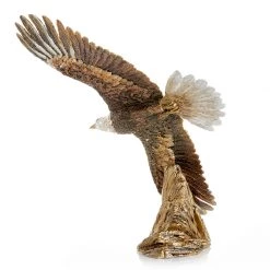 Jay Strongwater Franklin Soaring Eagle Figurine - 25th Anniversary FIGURINES - ANIMAL