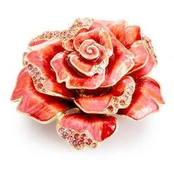 Jay Strongwater Rosie Rose Table Objet FIGURINES - ANIMAL