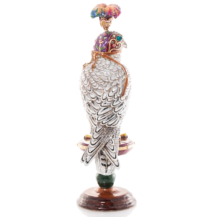 Jay Strongwater FIGURINES - ANIMAL Jace Hooded Falcon Figurine 3 Jay Strongwater FIGURINES - ANIMAL Jace Hooded Falcon Figurine