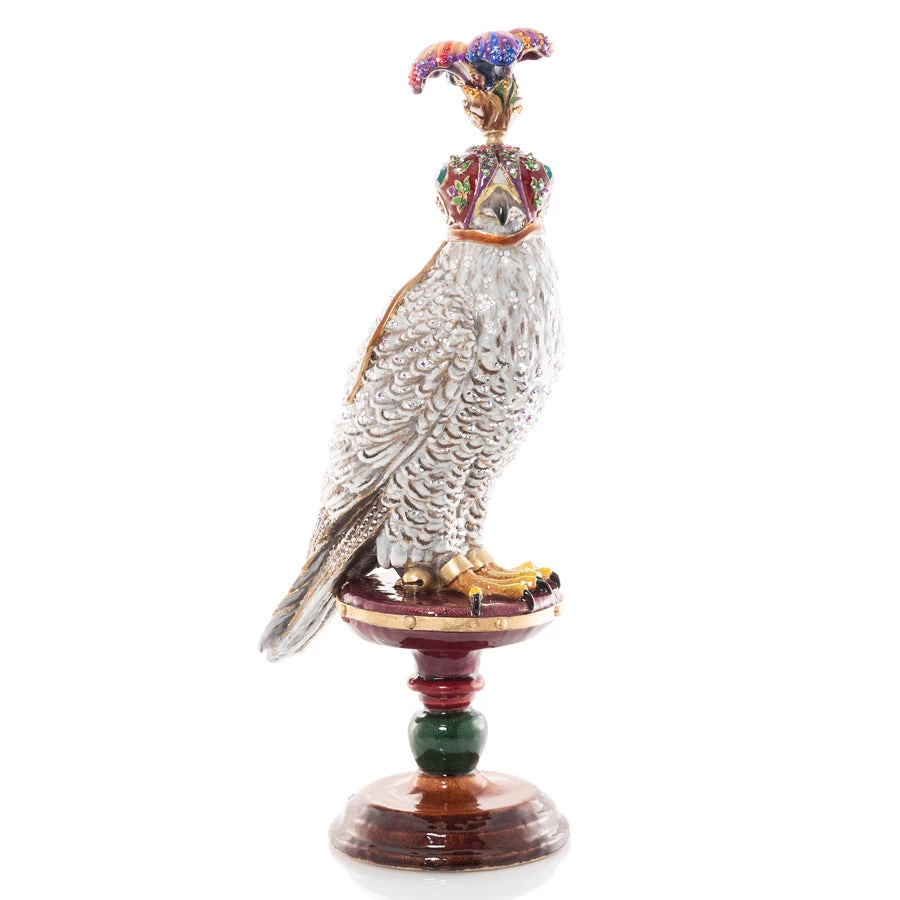 Jay Strongwater FIGURINES - ANIMAL Jace Hooded Falcon Figurine 2 Jay Strongwater FIGURINES - ANIMAL Jace Hooded Falcon Figurine