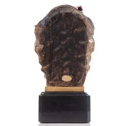 Jay Strongwater FIGURINES - ANIMAL Rufus Rhino Bust With Butterflies Objet