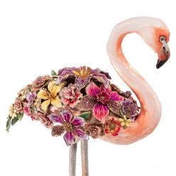 Jay Strongwater FIGURINES - ANIMAL Amira Floral Flamingo 9 Jay Strongwater FIGURINES - ANIMAL Amira Floral Flamingo