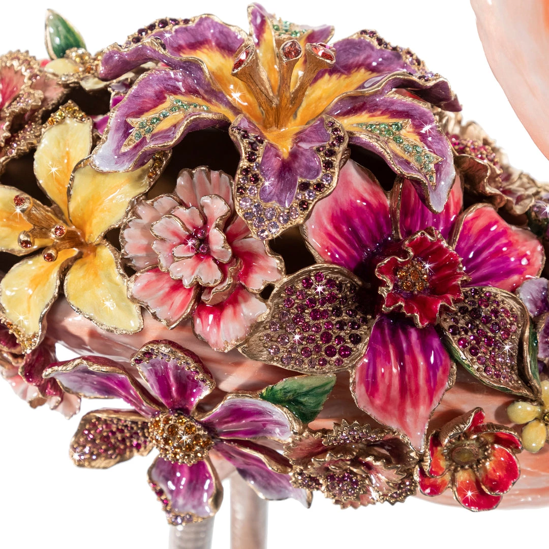 Jay Strongwater FIGURINES - ANIMAL Amira Floral Flamingo 5 Jay Strongwater FIGURINES - ANIMAL Amira Floral Flamingo