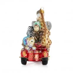 Jay Strongwater HOLIDAY 2020 Baby's First Christmas Glass Ornament