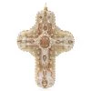Jay Strongwater HOLIDAY Baroque Cross Glass Ornament