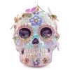 Jay Strongwater HOLIDAY Skull With Butterflies Glass Ornament