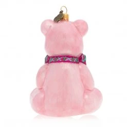 Jay Strongwater HOLIDAY Baby's First Christmas Teddy Glass Ornament