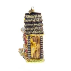 Jay Strongwater Holy Family Glass Ornament