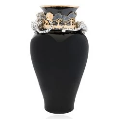 Jay Strongwater Roland & Roscoe Leopard Vase