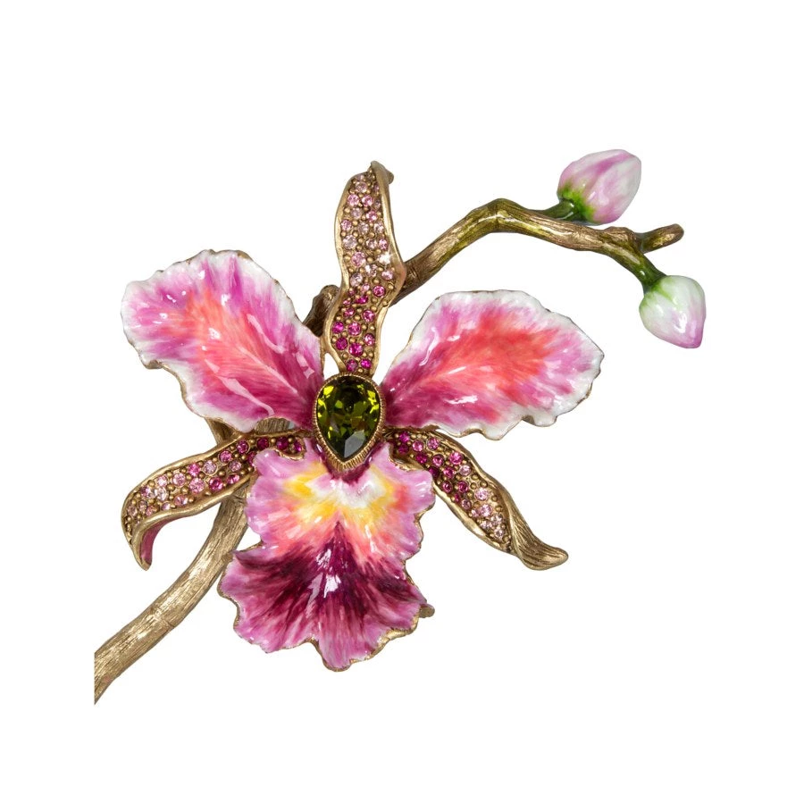 Jay Strongwater FIGURINES - ANIMAL Marietta Orchid Objet 3 Jay Strongwater FIGURINES - ANIMAL Marietta Orchid Objet