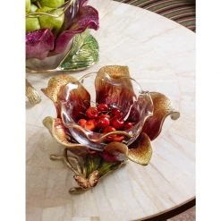 Jay Strongwater Ellie Flower Bowl