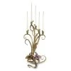 Jay Strongwater CANDLES & CLOCKS Aubree Orchid Candelabra