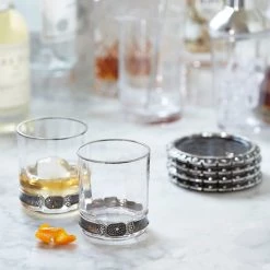 Jay Strongwater Bentley Jeweled Edge Coaster