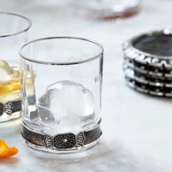 Jay Strongwater Bentley Jeweled Edge Coaster