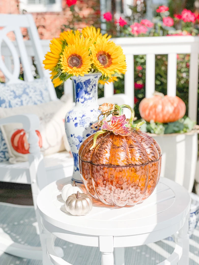 Jay Strongwater ENTERTAINING Dalton Leaf & Vine Jeweled Large Glass Jar 6 Jay Strongwater ENTERTAINING Dalton Leaf & Vine Jeweled Large Glass Jar