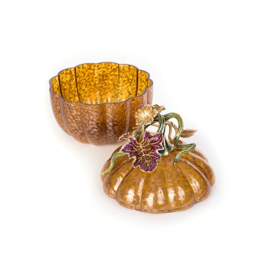 Jay Strongwater ENTERTAINING Dalton Leaf & Vine Jeweled Large Glass Jar 3 Jay Strongwater ENTERTAINING Dalton Leaf & Vine Jeweled Large Glass Jar