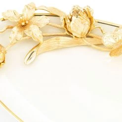 Jay Strongwater Brinley Branch & Flower Platter 5 Jay Strongwater Brinley Branch & Flower Platter