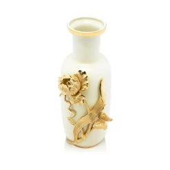 Jay Strongwater VASES Addilyn Tulip & Butterfly Vase