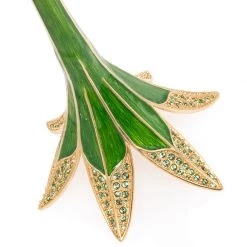 Jay Strongwater Ambrosius Tulip Tall Green Candle Stick Holder 9 Jay Strongwater Ambrosius Tulip Tall Green Candle Stick Holder