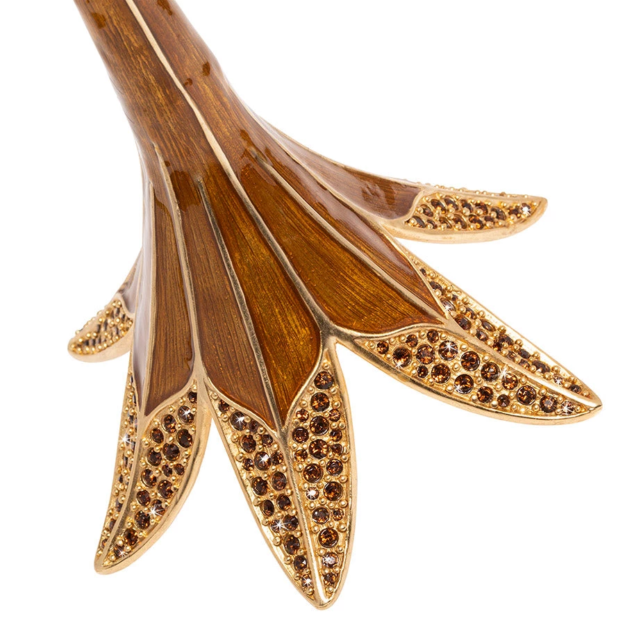 Jay Strongwater Ambrosius Tulip Tall Brown Candle Stick Holder CANDLES & CLOCKS 5 Jay Strongwater Ambrosius Tulip Tall Brown Candle Stick Holder CANDLES & CLOCKS