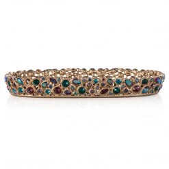 Jay Strongwater Julius Bejeweled Tray - Peacock